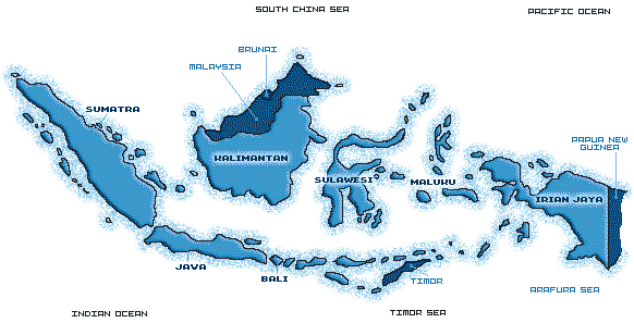 Карта Индонезии (Бали). bali.marin.ru
