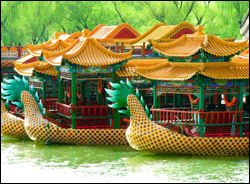 Императорские лодки на Западном озере, Ханчжоу (Hangzhou)