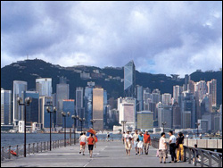 Вид на Гонконг с Коулуна
