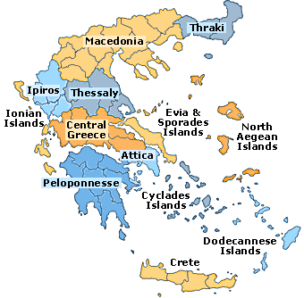   / Map of Greece