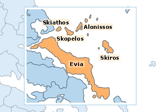  .   / Sporades Islands. Map of Greece