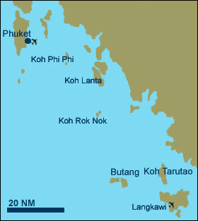 Побережье Тайланда - Малайзии