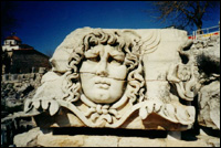 Голова Горгоны. Храм Апполона в Дидиме. Турция